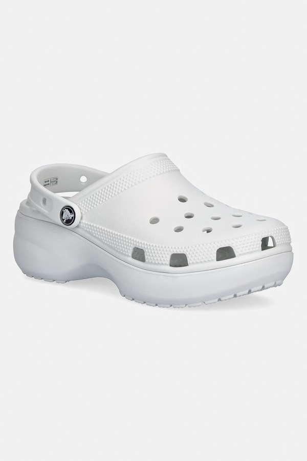 Шльопанці Crocs Classic Platform Clog W колір сірий