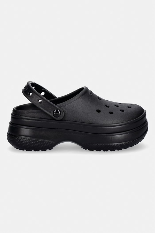 Шльопанці Crocs Classic Stacked Clog колір чорний
