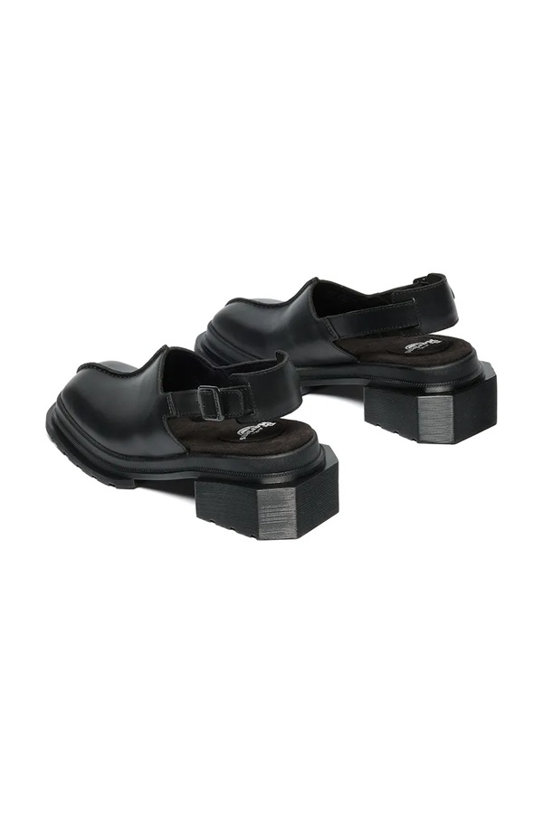 Шльопанці мюлі жіночі шкіряні Dr. Martens Maybole Mule колір чорний фото 4