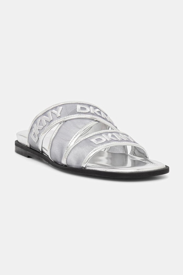 Шльопанці DKNY Cerelia колір срібний