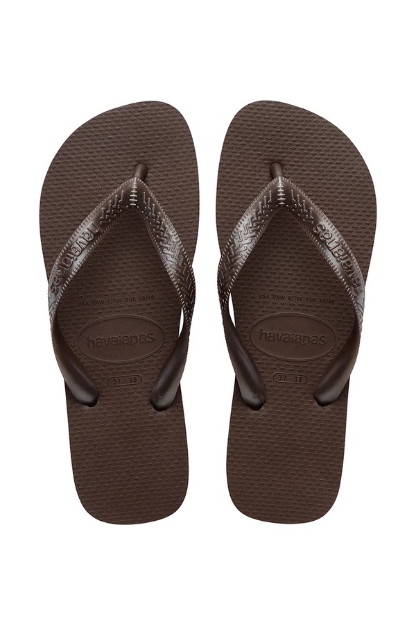 В'єтнамки жіночі Havaianas TOP TIRAS колір коричневий