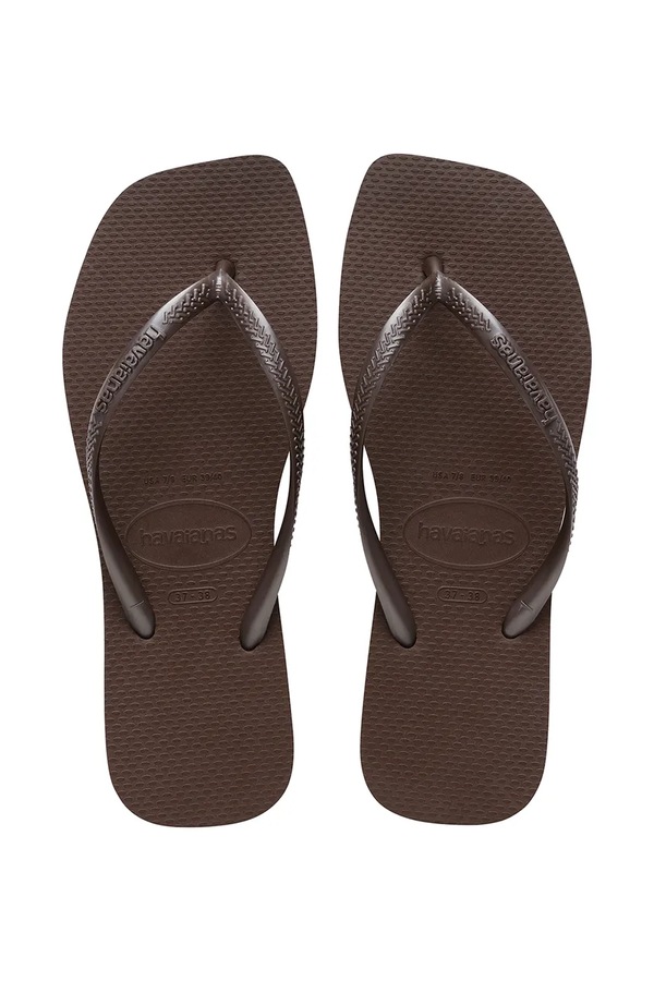 Вьетнамки женские Havaianas SLIM SQUARE цвет коричневый