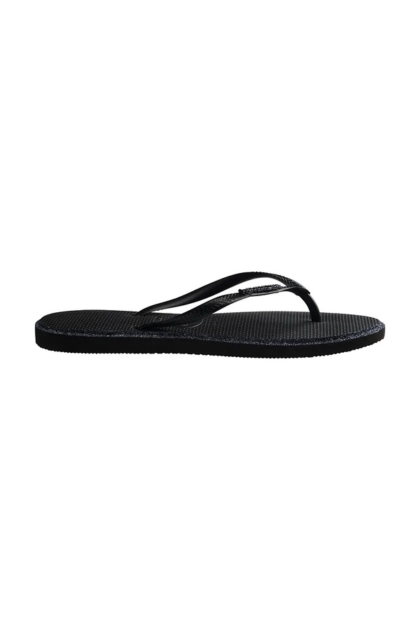 В'єтнамки жіночі Havaianas SLIM POINT GLITTER колір чорний фото 2