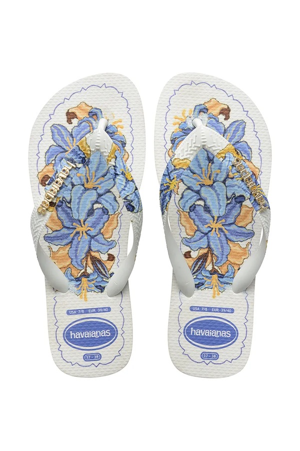 Вьетнамки женские Havaianas TOP TROPICALIA VIBES II цвет голубой