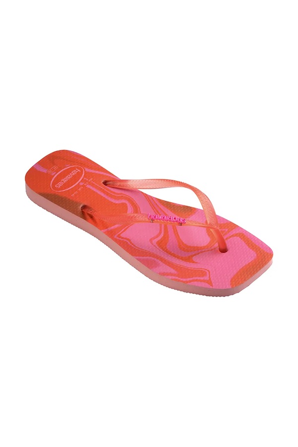 Вьетнамки женские Havaianas SQUARE JELLY цвет оранжевый фото 2