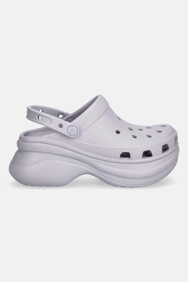 Шлепанцы на платформе женские Crocs Classic Bae Clog цвет фиолетовый