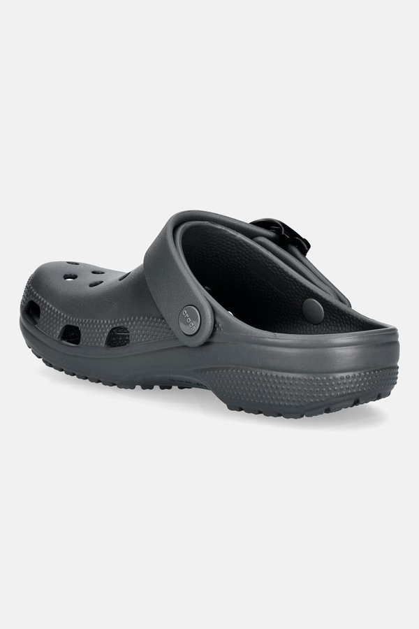 Шльопанці жіночі Crocs Classic Buckle Clog колір сірий фото 2