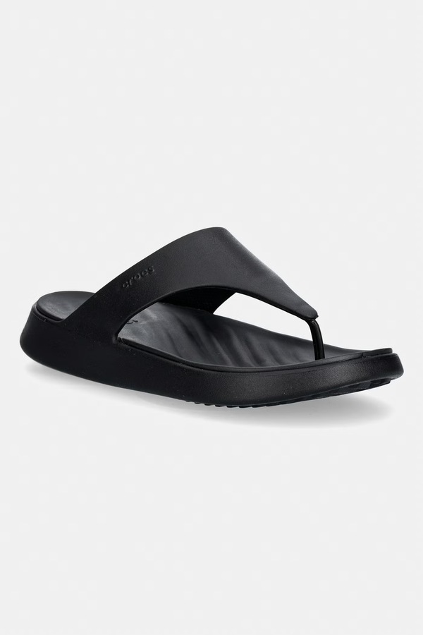 В'єтнамки жіночі Crocs Getaway Triangle колір чорний