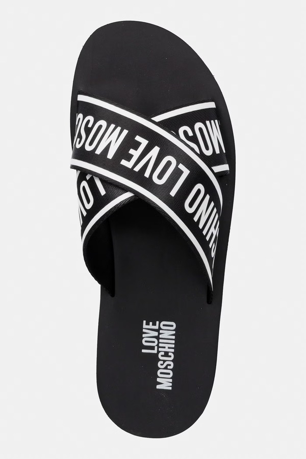 Шльопанці жіночі Love Moschino колір чорний фото 4
