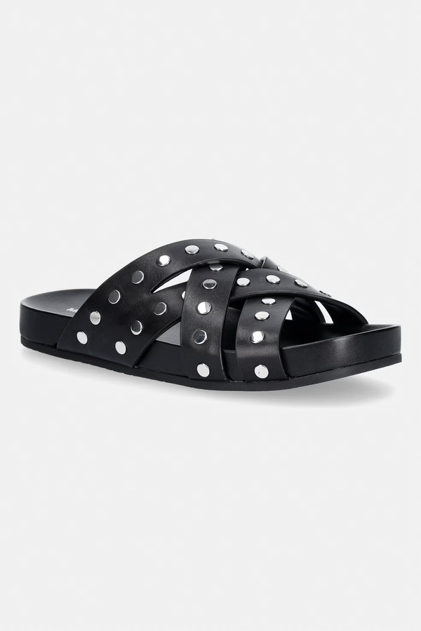 Шлепанцы женские кожаные MICHAEL Michael Kors Irene Flat Sandal цвет черный