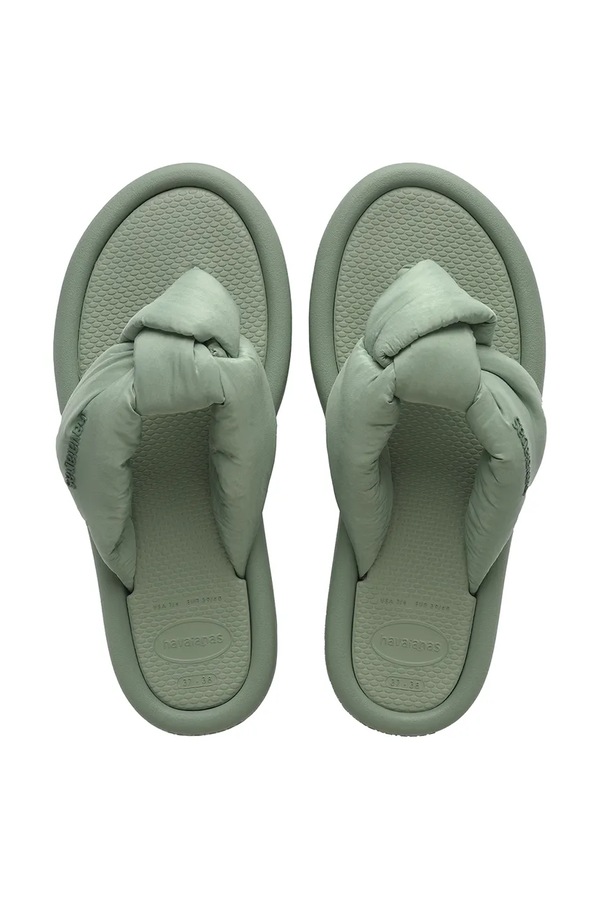 В'єтнамки жіночі Havaianas OVER PUFFED UP колір зелений
