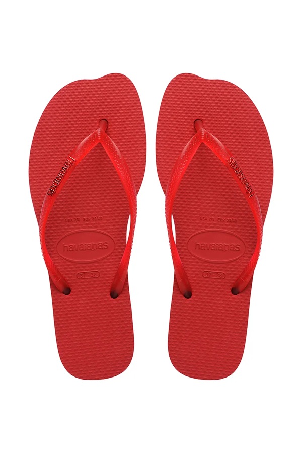 В'єтнамки жіночі Havaianas SLIM SPLIT колір червоний