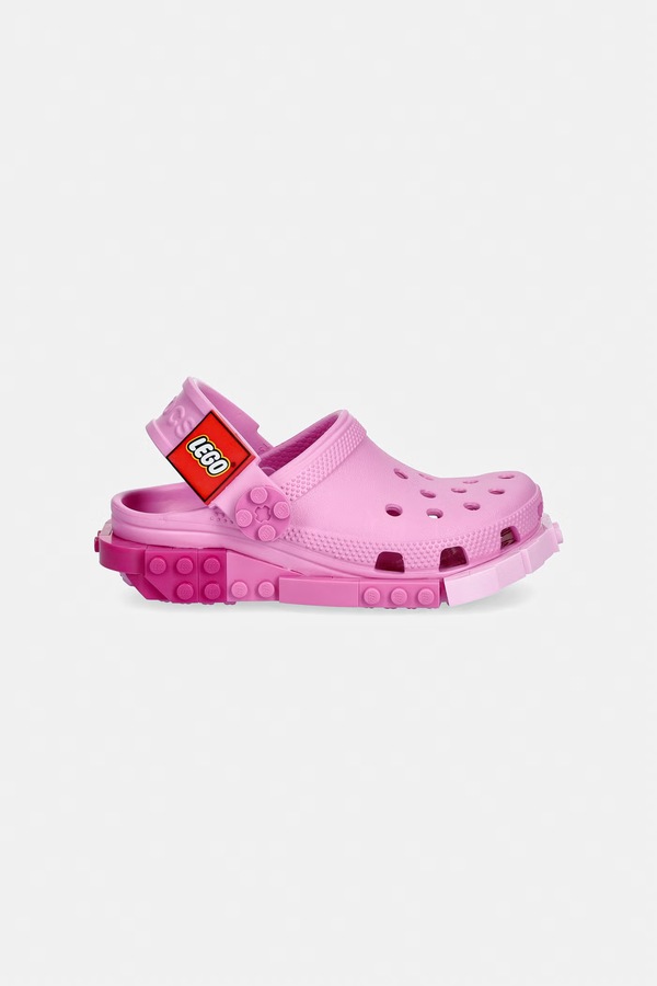 Шлепанцы детские Crocs 4LW SYSTEM CLOG K цвет розовый