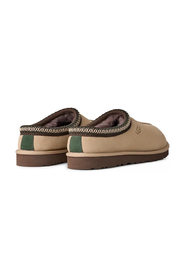 Замшеві тапочки UGG M Tasman II колір бежевий фото 2