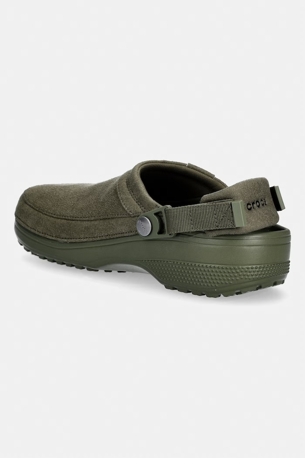 Шльопанці чоловічі Crocs Classic Crafted Vegan Suede Cg колір зелений фото 2