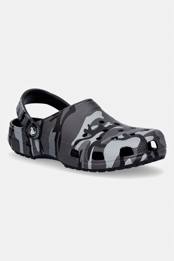 Шлепанцы мужские Crocs Classic Camouflage Clog цвет серый