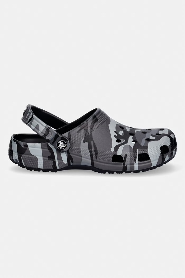 Шльопанці чоловічі Crocs Classic Camouflage Clog колір сірий