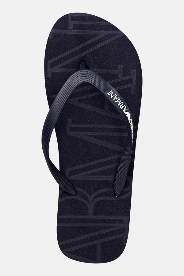 В'єтнамки чоловічі Emporio Armani Underwear колір темно-синій фото 4