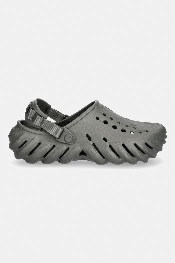 Шлепанцы Crocs Echo Clog цвет зеленый