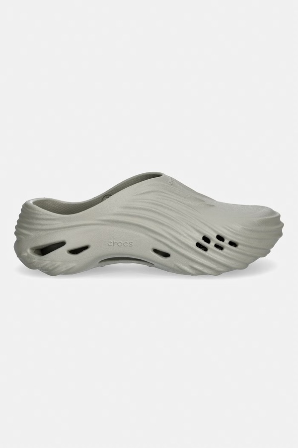Шльопанці Crocs Echo Wave колір сірий