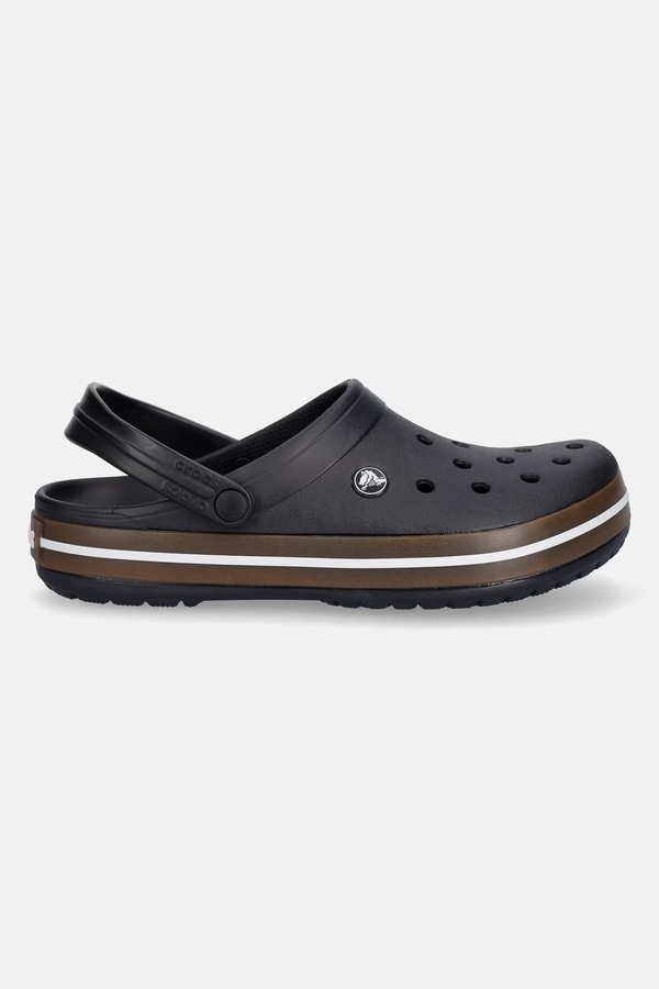 Шльопанці Crocs Crocband Gum Clog колір чорний