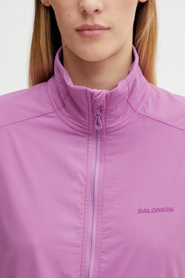 Куртка outdoor Salomon ESSENTIAL LIGHTWARM колір фіолетовий фото 4