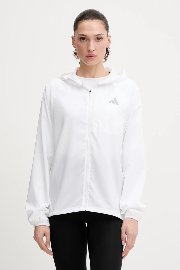 Бігова куртка adidas Performance Run Essentials колір білий