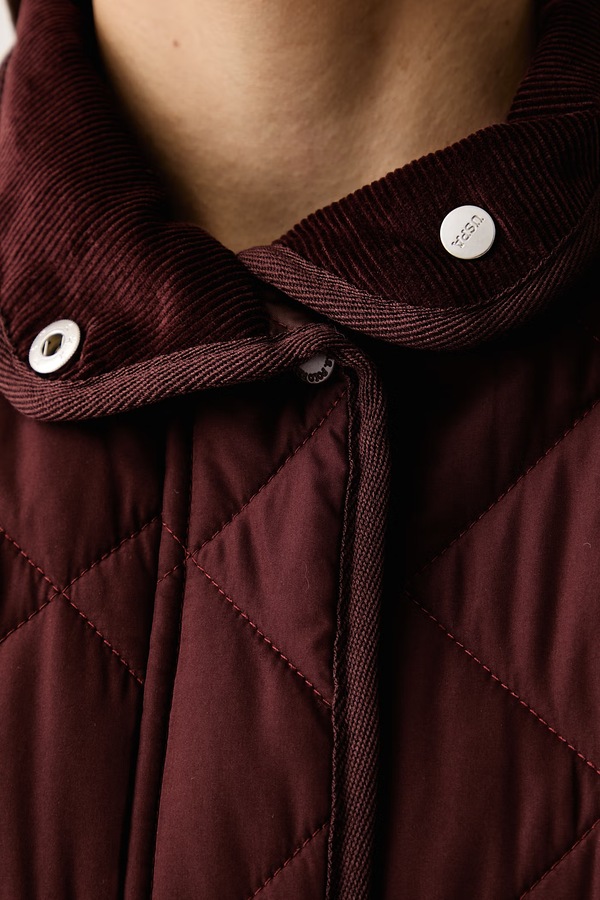 Демісезонна куртка жіноча U.S. Polo Assn. QUILTED JACKET колір бежевий фото 4