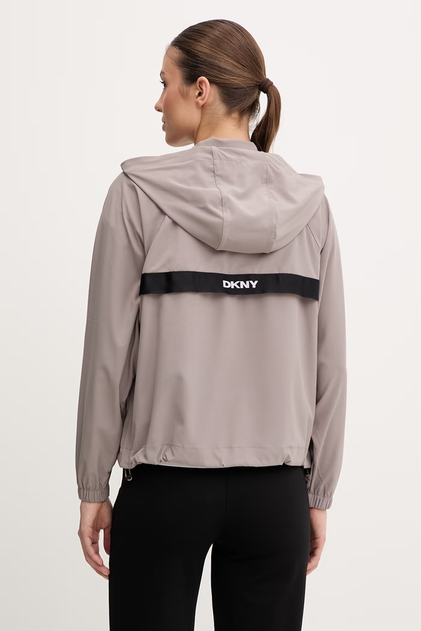 Куртка DKNY колір сірий фото 2