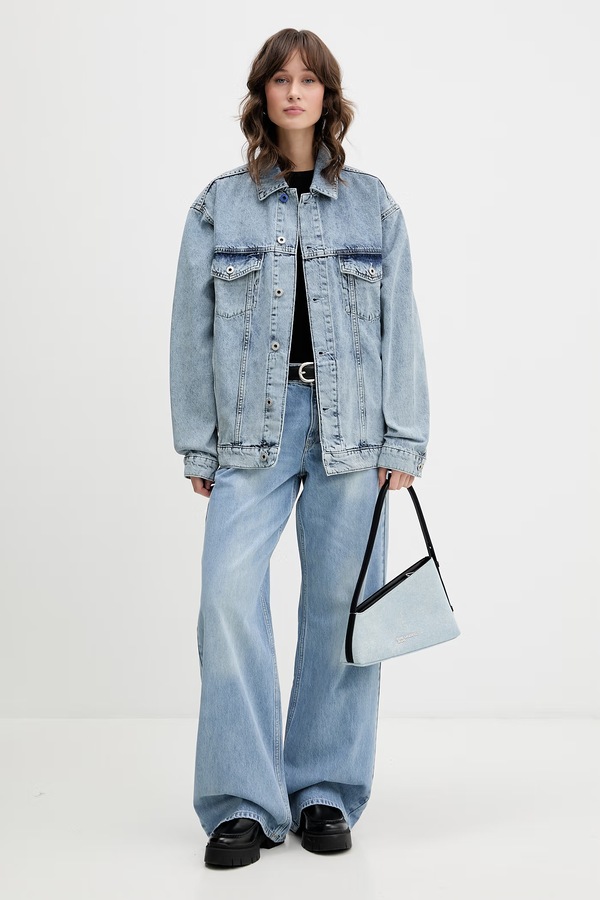Куртка жіноча джинсова Karl Lagerfeld Jeans колір блакитний