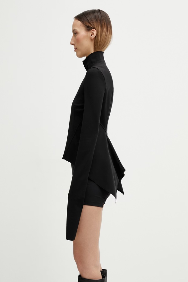 Розстібна кофта жіноча з віскозою Rick Owens Lilies Naska Gary колір чорний