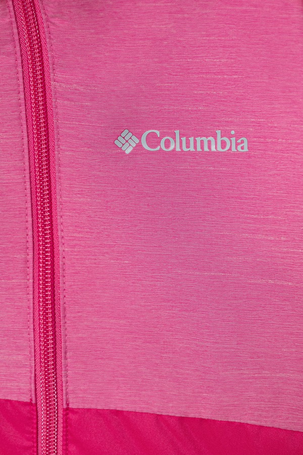 Дитяча куртка Columbia Rainy Trails колір рожевий фото 3