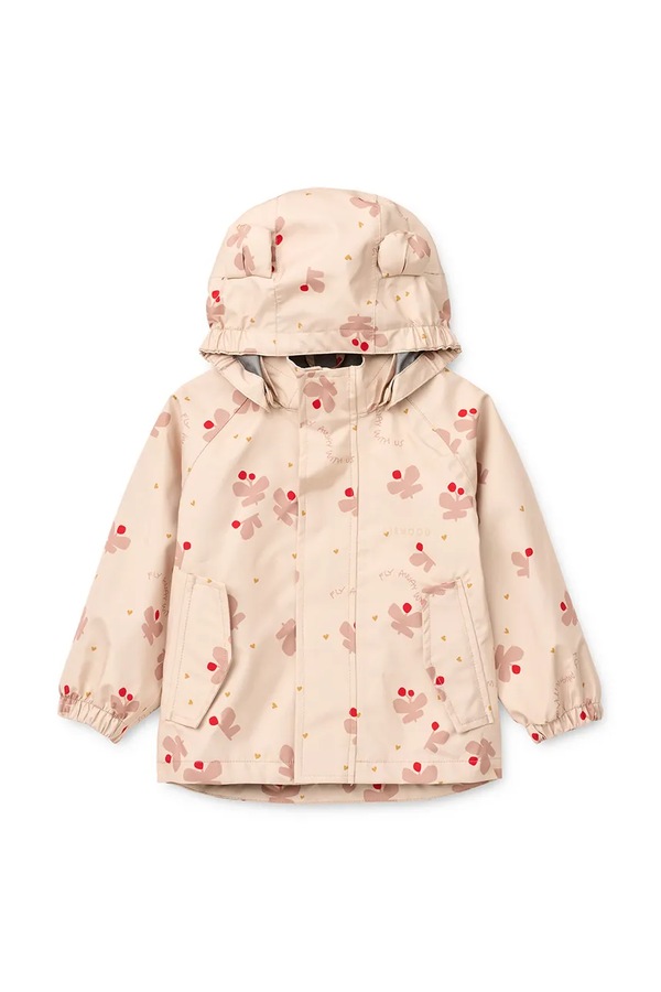 Дитяча куртка і штани Liewood Manu Rainwear Set колір рожевий фото 3