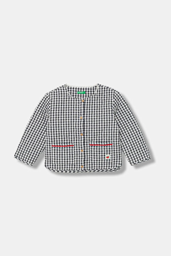Куртка дитяча United Colors of Benetton колір чорний