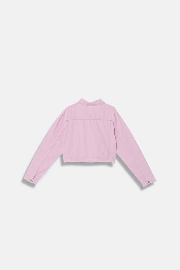 Куртка детская джинсовая United Colors of Benetton цвет фиолетовый