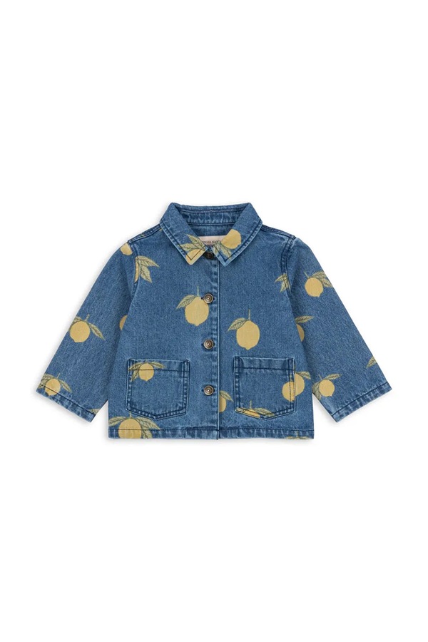 Дитяча джинсова куртка Konges Sløjd MAGOT JACKET GOTS колір синій
