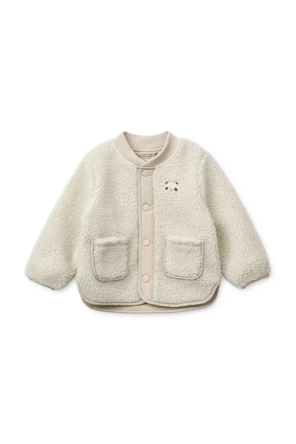 Дитяча куртка Liewood Lora Pile jacket колір бежевий