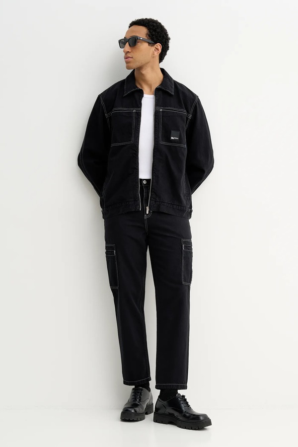 Джинсовая куртка Karl Lagerfeld Jeans цвет черный
