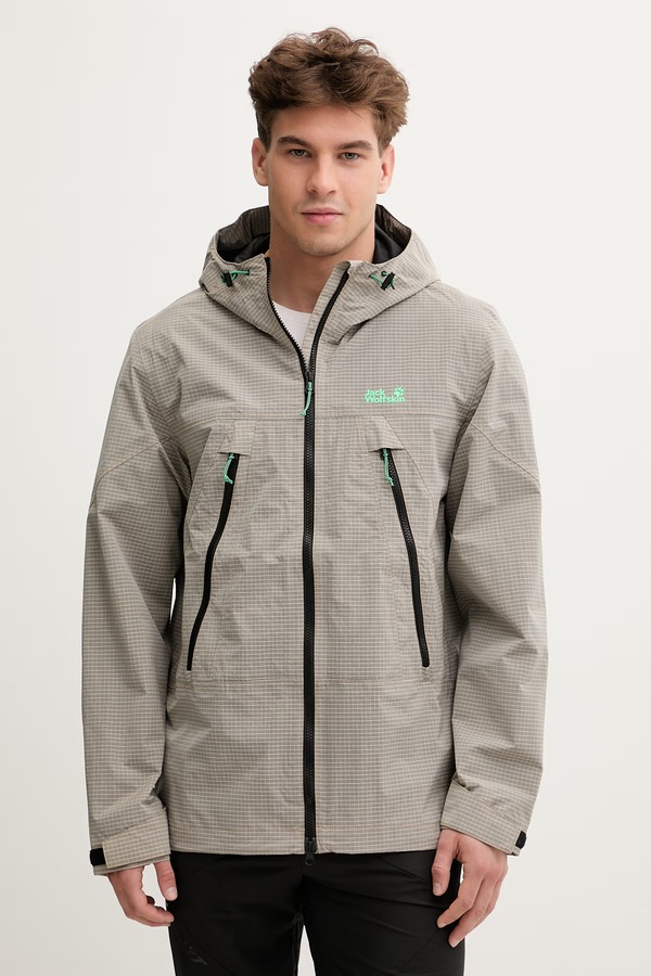 Спортивна куртка чоловіча Jack Wolfskin Find The Wild колір бежевий