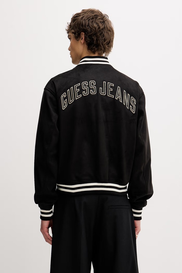 Куртка-бомбер Guess Jeans колір чорний фото 2