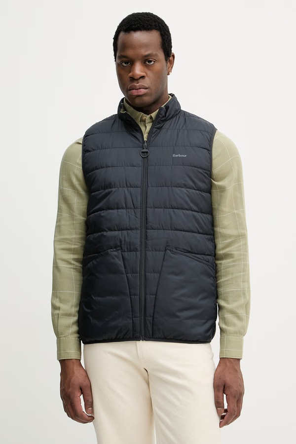 Двусторонняя безрукавка Barbour Reversible цвет зеленый