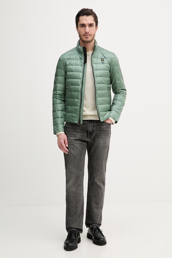 Пухова куртка Blauer AUSTIN колір зелений