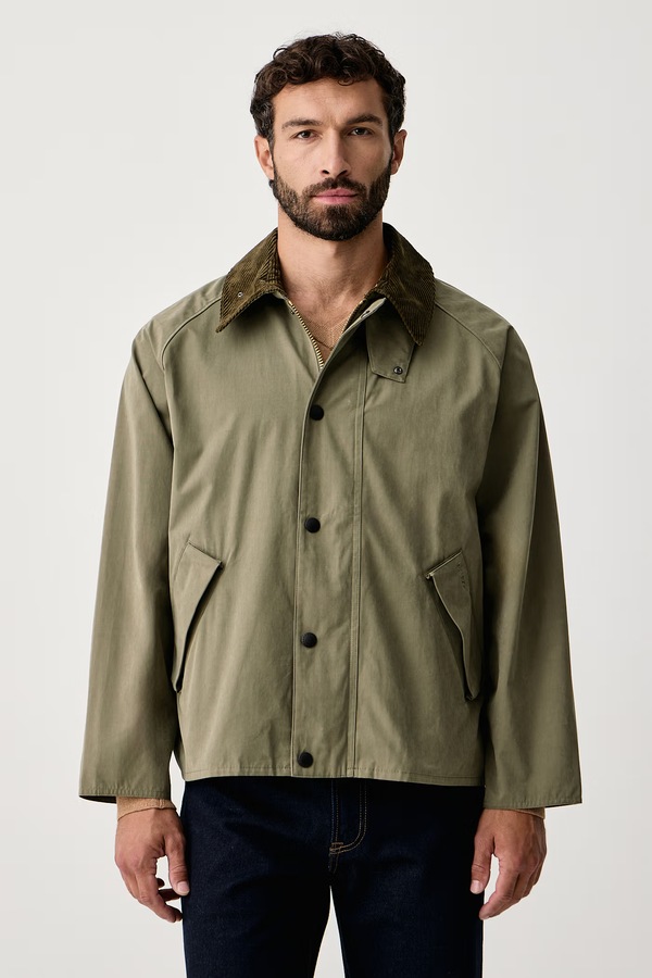Демисезонная куртка мужская Barbour цвет зеленый