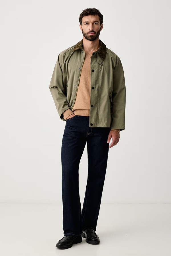Демисезонная куртка мужская Barbour цвет зеленый