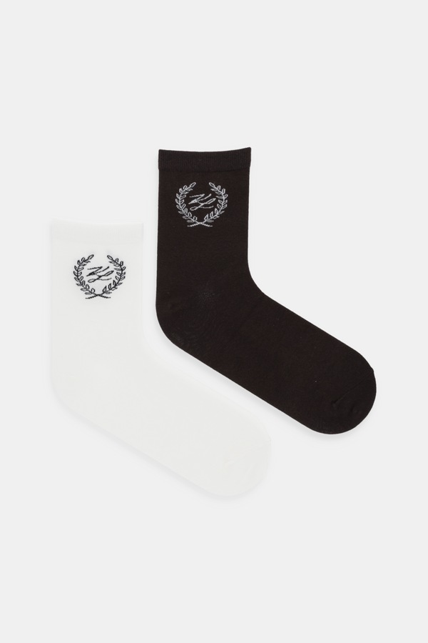 Шкарпетки Karl Lagerfeld HOTEL KARL 2-pack колір бежевий фото 2
