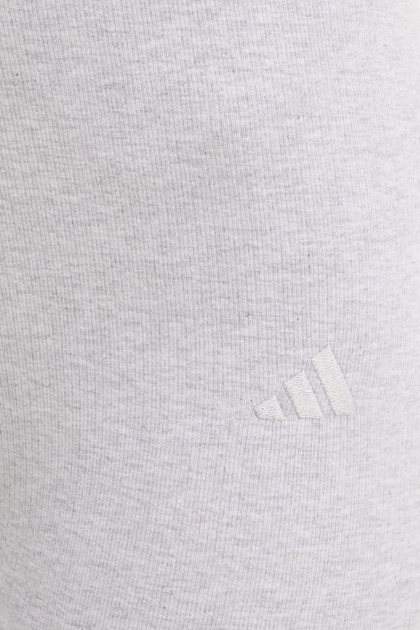 Легінси adidas колір сірий фото 4