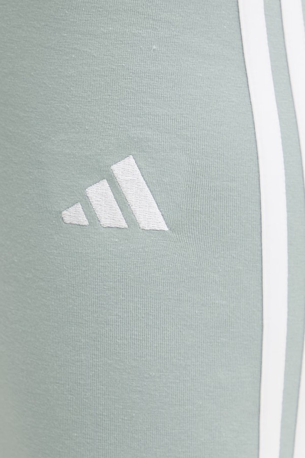 Легінси adidas колір зелений фото 4
