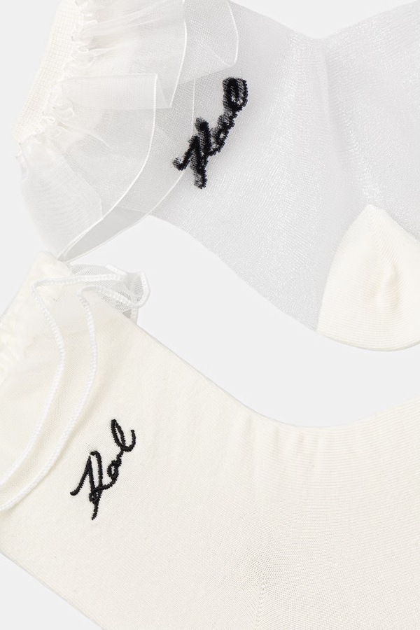 Шкарпетки жіночі Karl Lagerfeld K/SIGNATURE колір білий
