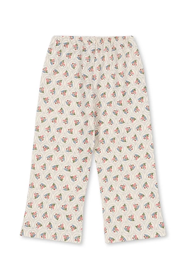 Детские хлопковые брюки Konges Sløjd DREY PANTS GOTS цвет бежевый