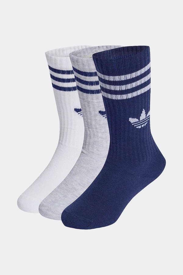 Дитячі шкарпетки з бавовною adidas Originals 6-pack колір синій
